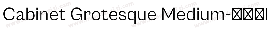 Cabinet Grotesque Medium字体转换